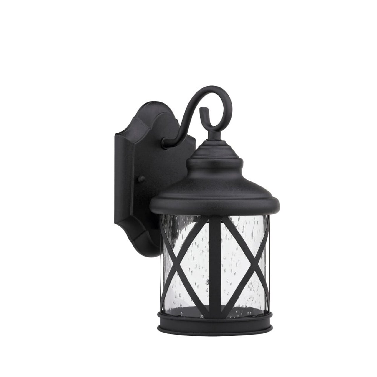 CHLOE Lighting MILANIA ADORA Transitional 1 Light Black Outdoor Wall Sconce 11" Height